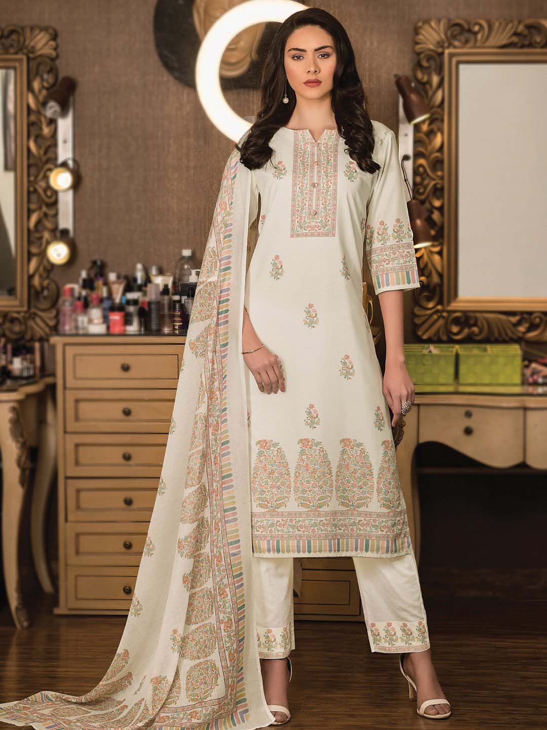 Georgette Saree - Lavender