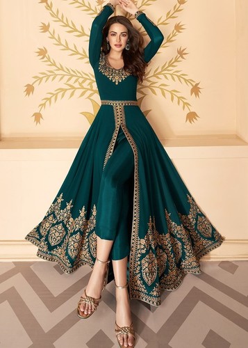 Printed Kurti - Indigo Blue